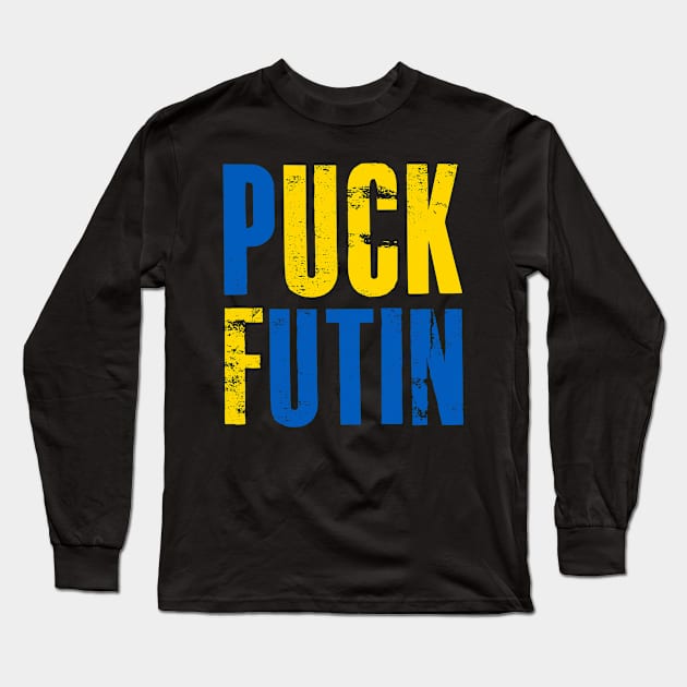 Puck Futin Long Sleeve T-Shirt by ARRIGO